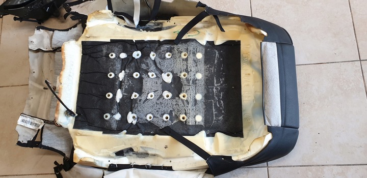 фото №8, Коврик нагревательная обивка спинка сиденья перед правый bmw x5 e70 чёрная кожа