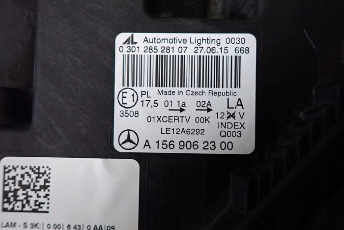 фото №11, Mercedes w156 156 gla bi ксенон рестайлінг 13- фара ліве фара ліва