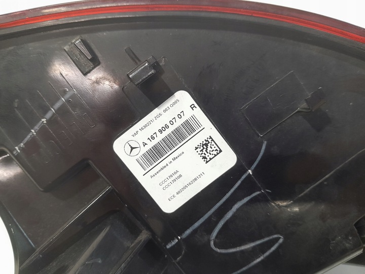 фото №13, Mercedes gle w167 лампа зад задняя левая правая европа a1679060707 a1679061007