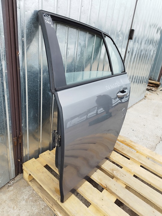 фото №3, Двері ліві зад оригінал vw golf 6 vi 2008-2013 hb 5d 5 двері колір la7t