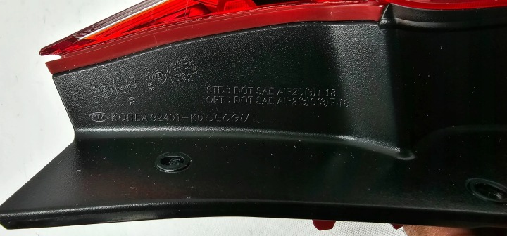 фото №10, Kia soul 2021 фара зад задняя левая 92401-k0