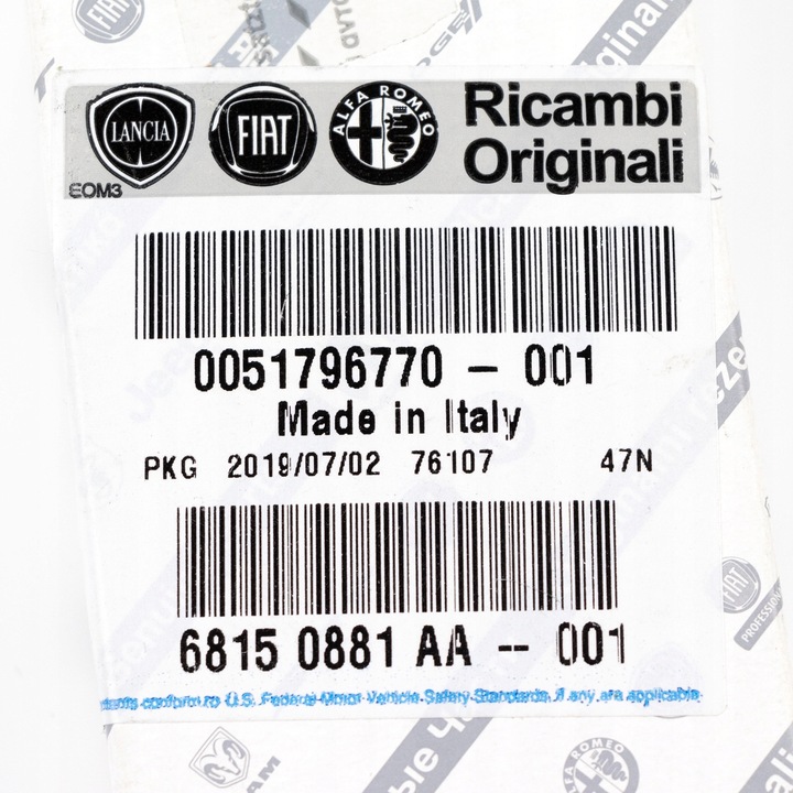 фото №6, Alfa romeo оригинальный номер 51796770