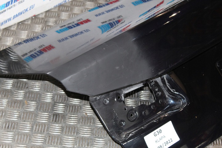 фото №10, Bmw g30 кришка багажника зад чорна темно-синя