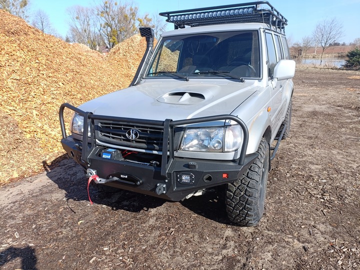 фото №8, Hyundai galloper бампер сталевий перед переднє