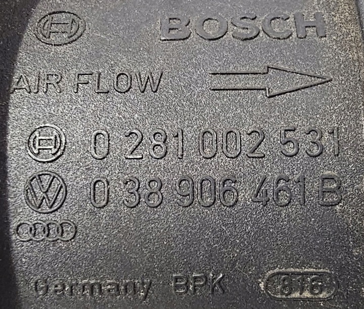 фото №13, Bosch 281 002 531 расходомер массовый воздух