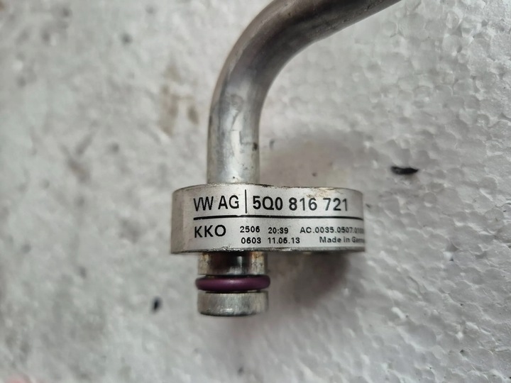 фото №5, Шланг кондиціонера 5q0816721 vw golf vii leon iii audi a3 8v