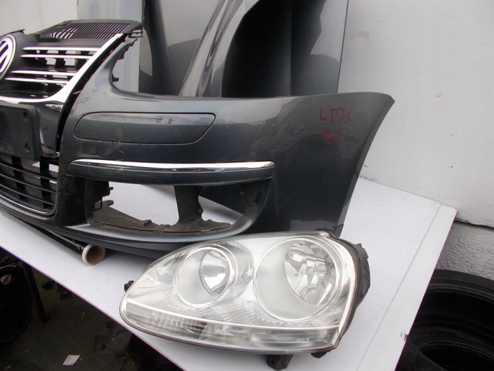 фото №5, Капот крыло pas бампер лампа усилитель vw golf v 5 универсал jetta ld7x