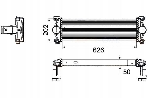 фото №1, Интеркулер радиаторов воздуха наддувный hel