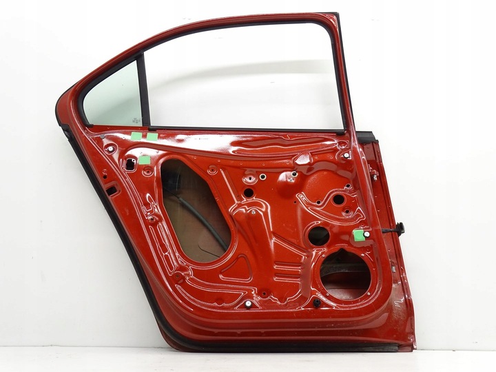 фото №9, Двері ліві лівий зад задні skoda rapid i 5j liftback / sedan бордовий lf3l