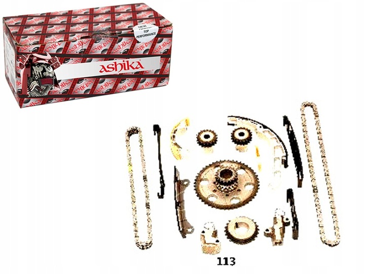 фото №1, Ashika набор распределительный вал цепь navara 2.5dci 05-