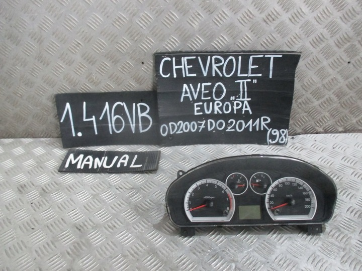 фото №9, Спидометр chevrolet aveo 07-11 1.4 b
