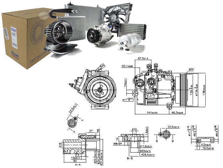 фото №14, Nissens 89462 компресор кондиціонера