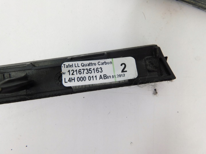 фото №12, Декори планки декоративний карбон audi a8 s8 d4 4h