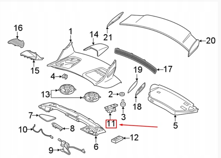 фото №9, Porsche 911 991 петля крышки багажника заднее правое 99151215283 оригинальная запчасть
