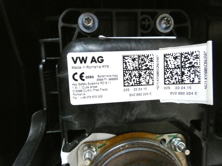 фото №10, Панель pulpit консоль + подушка подушка безопасности uk vw golf vii gti 12-16