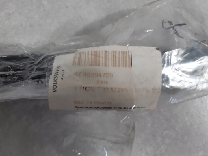 фото №8, Seat leon 5f ущільнювач отвір скла двері права зад 5f4839472b