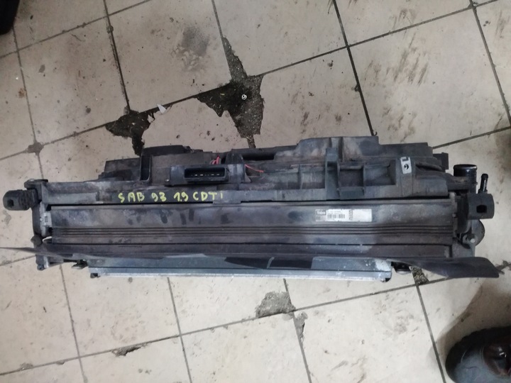 фото №2, Saab 9-3 ii 2007 - 2011 год 1.9ttid радиаторов вентилятор комплект