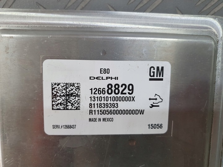 фото №3, Комп'ютер блок керування двигуна zafira c 1.6 t 12668829