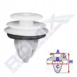 фото №2, Клипса обивка дверь romix company c60553 904670