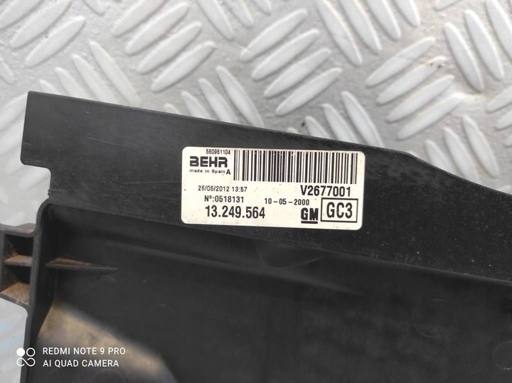 фото №5, Opel corsa d рестайлинг 1.2 1.4 b 16v вентилятор радиатор корпус 13249564