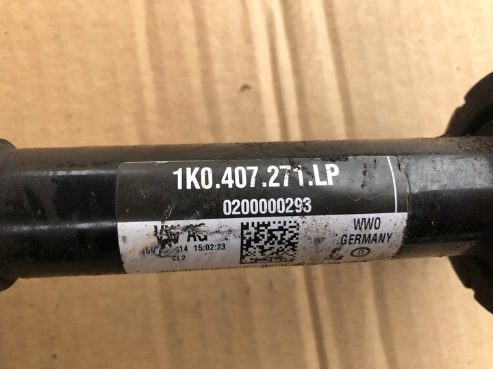 фото №5, Полуось левая vw passat b6 1k0407271lp