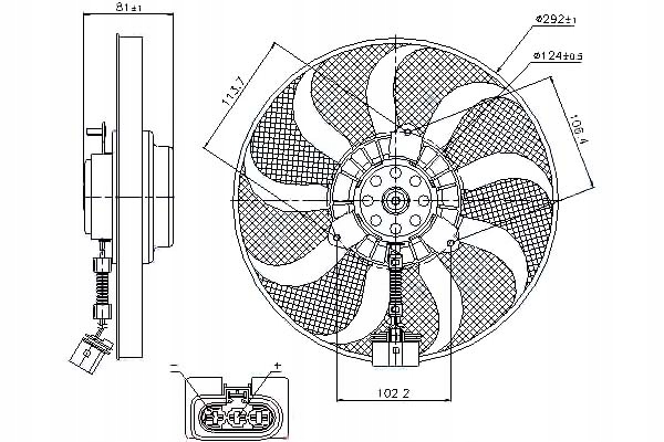 фото №2, Вентилятор радиатор seat leon toledo ii skoda oct