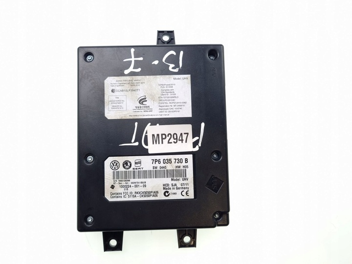 фото №1, Volkswagen passat b7 2011 модуль / блок керування блютуз