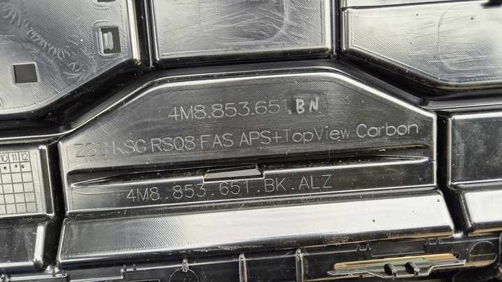 фото №15, Решітка радіатор решітка радіатора audi rsq8 sq8 q8 18-23 оригінальний номер 4m8853651bk bl bn bm новий!