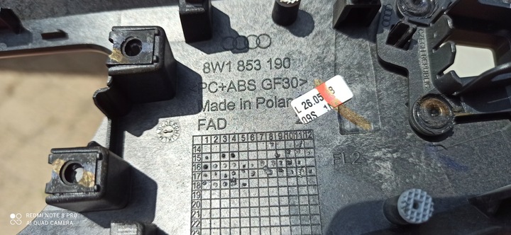 фото №8, Audi a4 b9 dekor панели накладка консоли 8w1853190