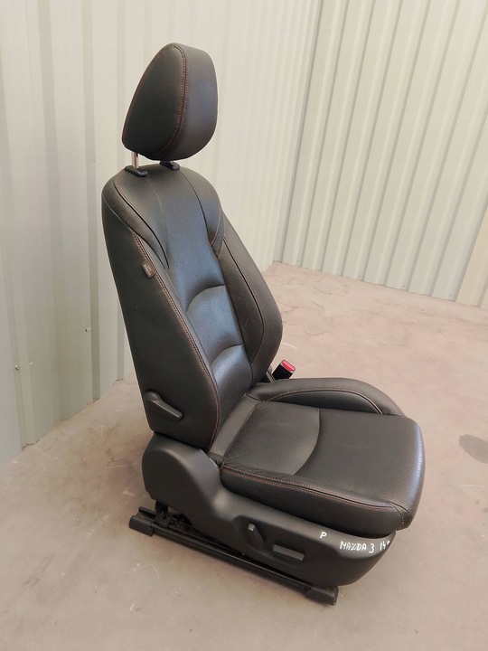 фото №5, Кожаный сиденье пассажира правый переднее кожа mazda 3 bm 2013-2018