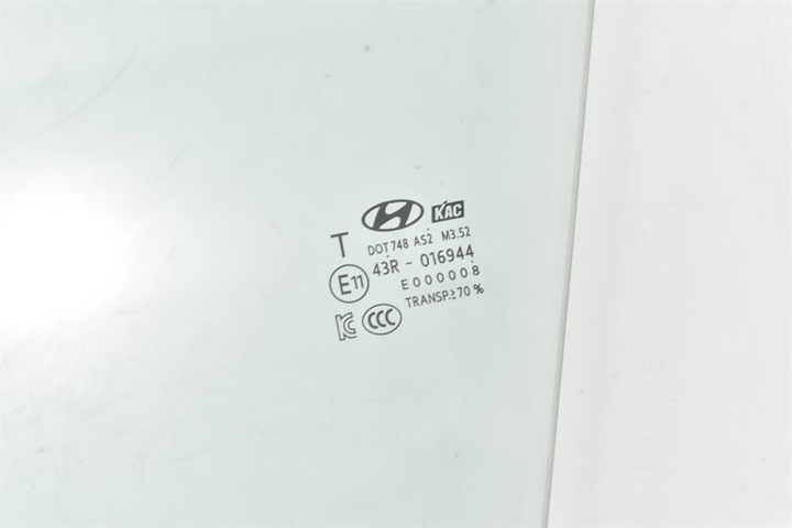 фото №3, Скло двері лівий перед лівих передніх hyundai kona i 17-