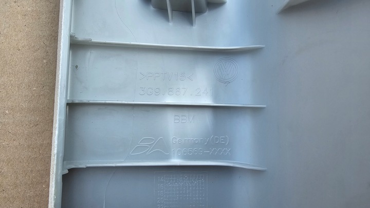 фото №3, Vw passat b8 універсал захист стійка лівий зад 3g9867241