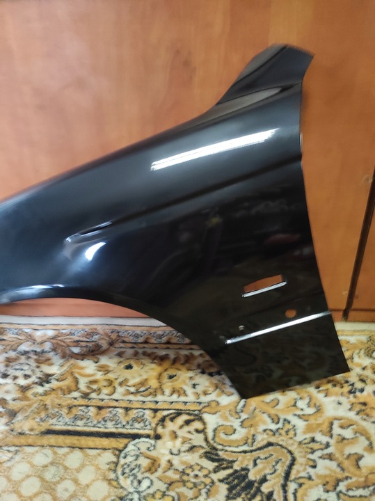 фото №11, Крыло переднее левый цвет 303 bmw e39 96-2003 масса антиколлизионного