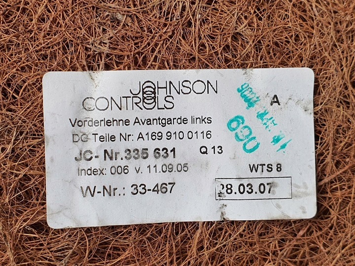 фото №9, Спинка сидіння лівого mercedes w245 a1699100116