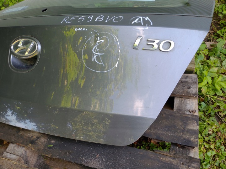фото №9, Кришка багажника зад hyundai i30 i hb 5 двері 2007-2010 оригінал колір 9a