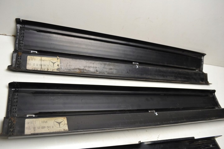 фото №10, Mercedes w140 se накладки na пороги пороговые накладка