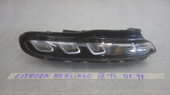 фото №1, Citroen berlingo iv лампа права перед передня led 9819435580