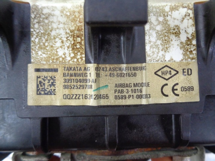 фото №5, Подушка безопасности подушка пассажира renault megane 4 iv 2016- 985252978r eu