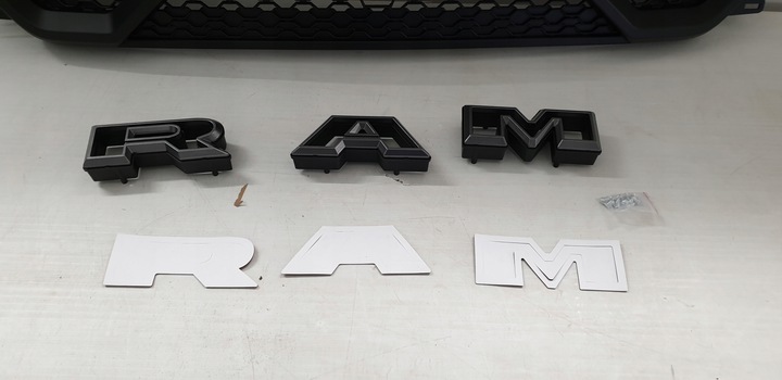 фото №6, Dodge ram 1500 5 v решітка радіатора решітка перед стиль trx 2019-2024r