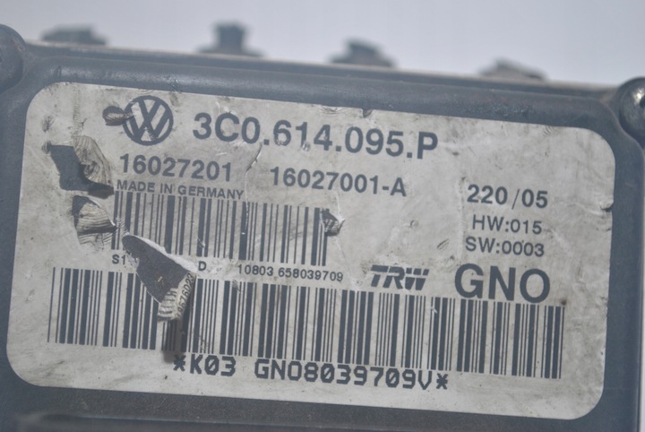 фото №6, Насос тормозная abs vw passat b6 3c0614095p