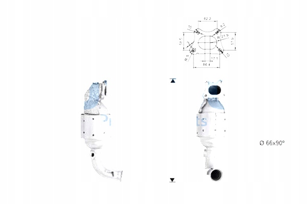 фото №2, Каталізатор citroen oyodo