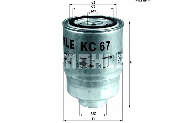 фото №2, Фильтр топлива nissan atleon эко-т almera i almera i