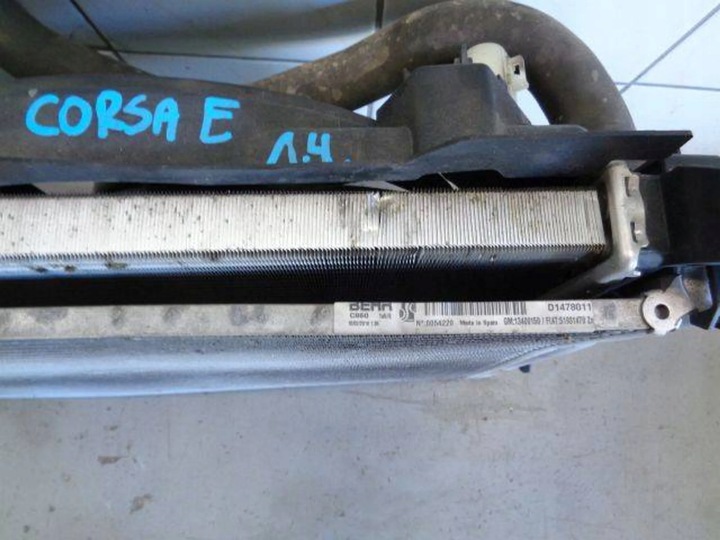 фото №9, Corsa e 16 1.4 16v комплект радиатор вентилятор