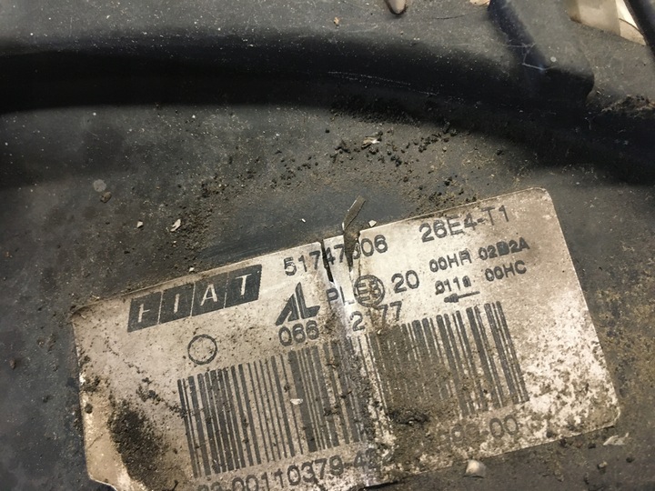 фото №4, Fiat idea лампа правий перед 51747606