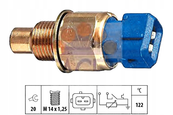 фото №11, Датчик температура. рідини охолоджуючої db m111/om6