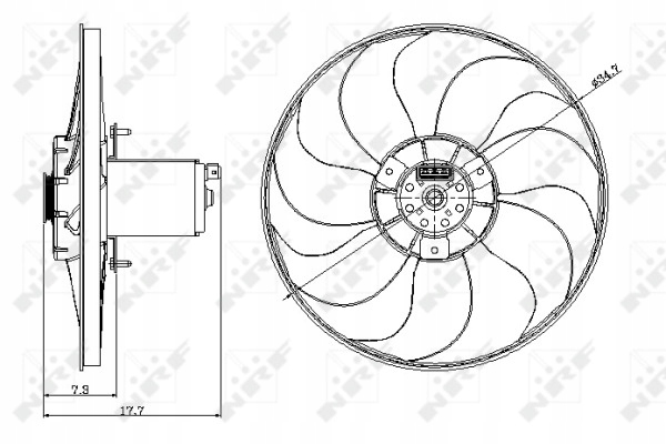 фото №12, Радіаторів води honda civic 02-05 53186 nrf