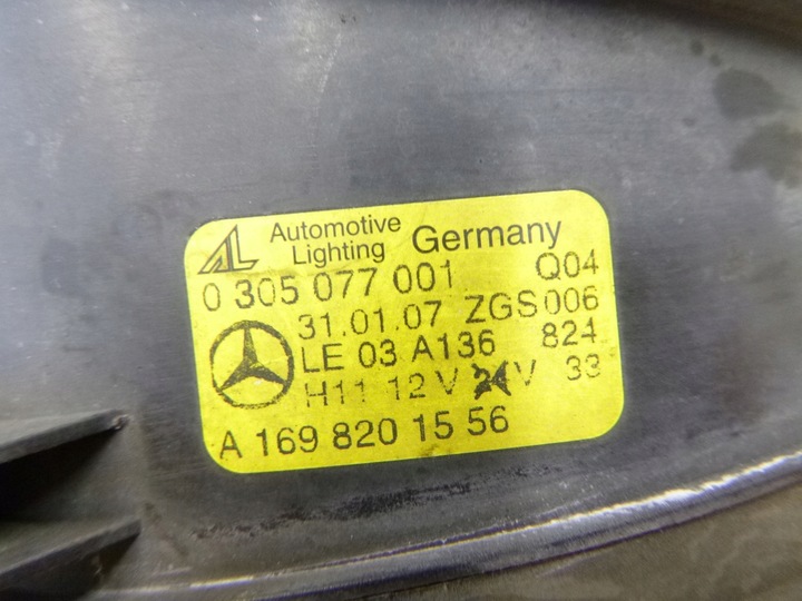 фото №5, Галоген левый mercedes cls w219 2007r. 0305077001