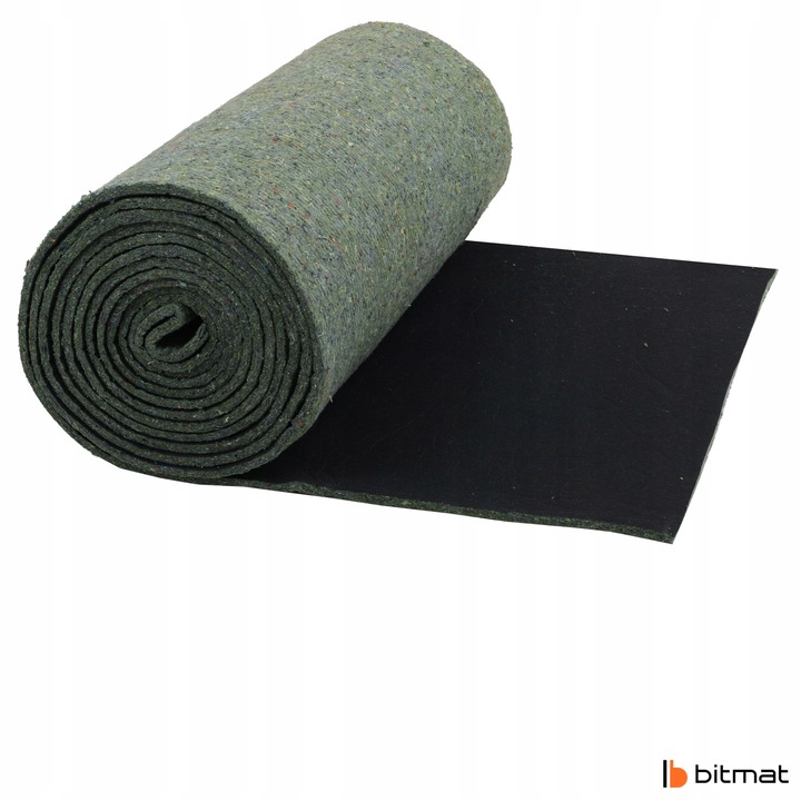 фото №12, Повсть akustyczny килимок шумопоглинаюча з чорна нетканий матеріал товста 15mm bez kleju