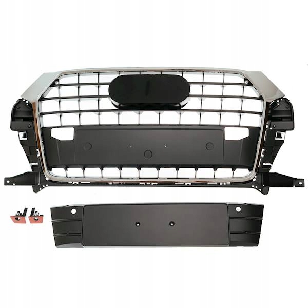 фото №1, Audi q3 8u 15- рестайлінг решітка радіатор решітка радіатора сірий рамка хром