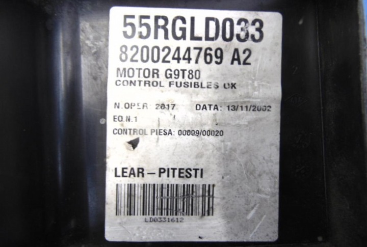 фото №6, Renault vel santis 2.2 cdi модуль bsm 8200244769